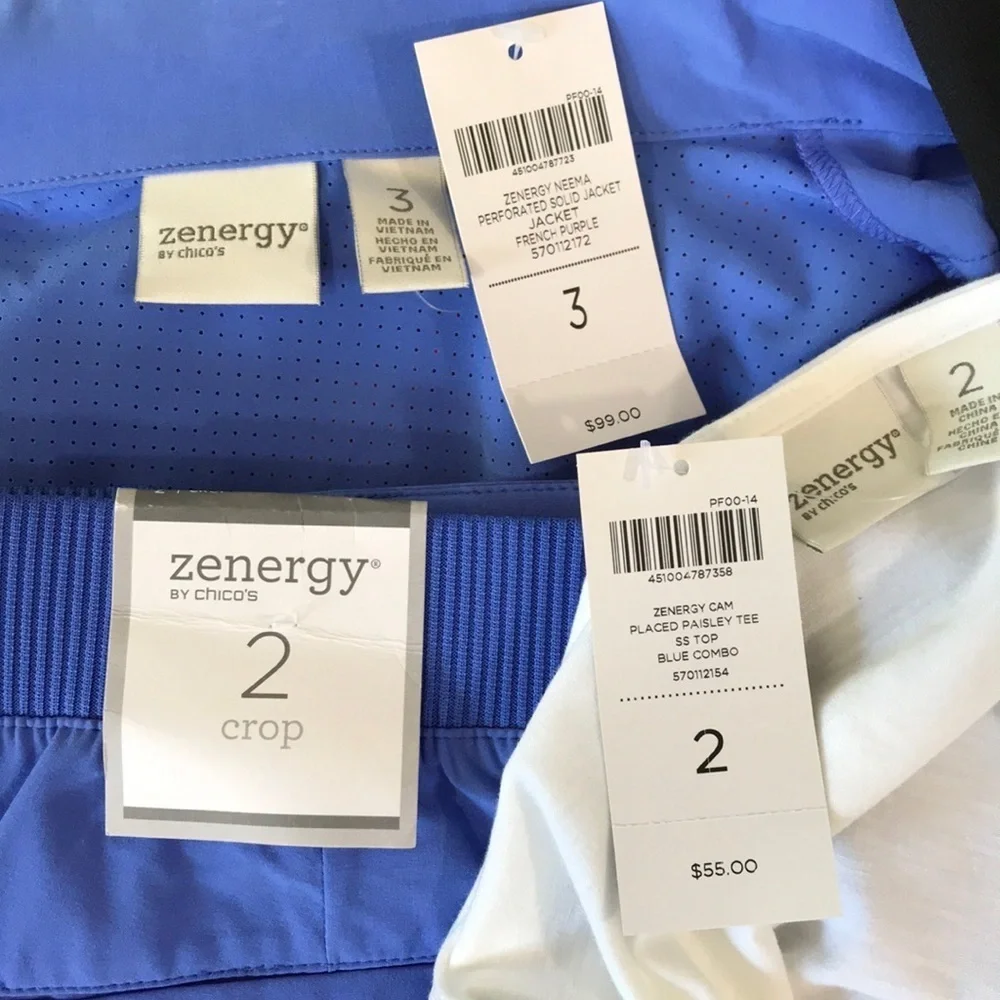 Chico’s Zenergy 3 piece set New with tags!! - Picture 7 of 8